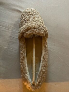 Seychelles NWT Cozy Fleece Ballet Flat — tan